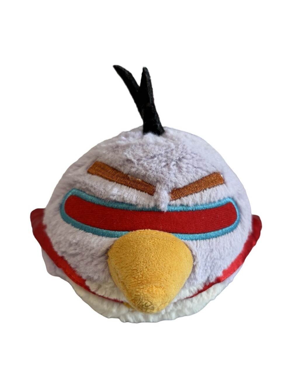 Angry Birds Space Lazer Bird Chuck Stuffed Plush 2012 Commonwealth NO SOUND 5”